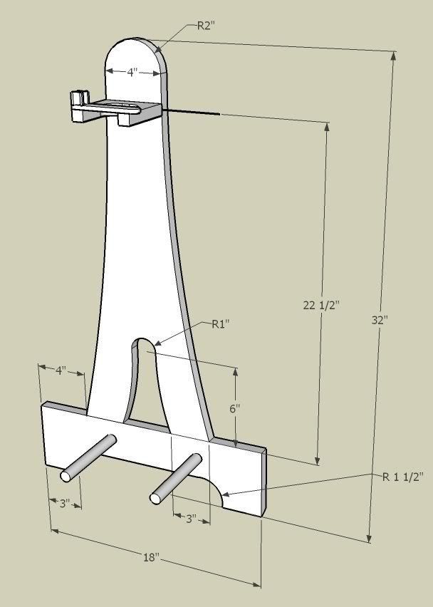 guitar stand plans woodworking