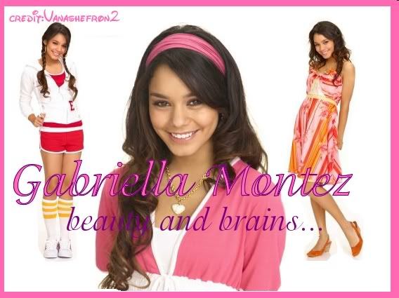 High School Musical Characters-Gabriella Montez 1