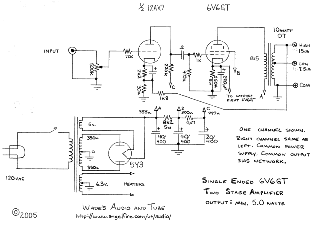 Premium 6v6 Part Two Schematics Audiokarma Home Audio Stereo 1557