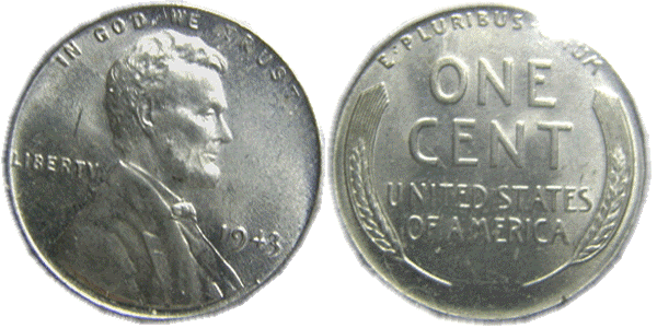 1943 steel penny proof