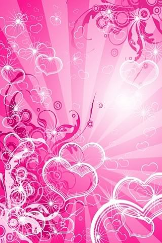 Wallpaper Heart on Pink Hearts Wallpaper   Pink Hearts Desktop Background