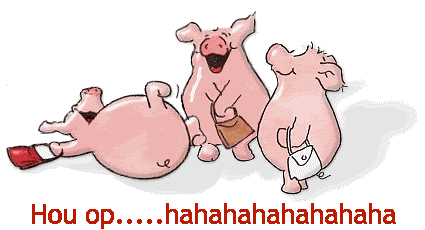 lachende varkens