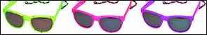 Retro Glasses Myspace Music Player Skin