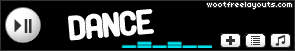 Dance Myspace Music Player Skin