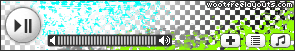 Grunge Checkered Flashing Myspace Music Player Skin