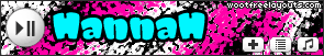 Hannah Myspace Music Player Skin