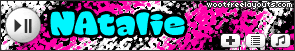 Natalie Myspace Music Player Skin