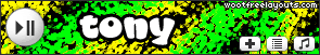 Tony Myspace Music Player Skin