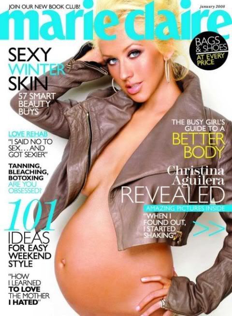 Christina Aguilera Naked Pregnant