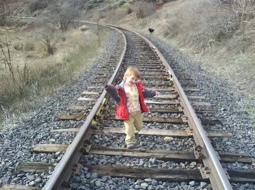 Running on the tracks