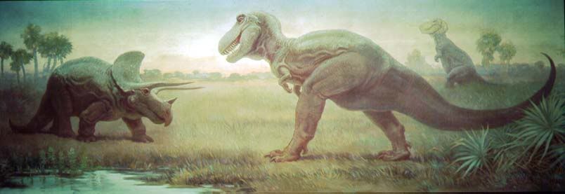 TyrannosaurusTriceratopsCharlesKnight