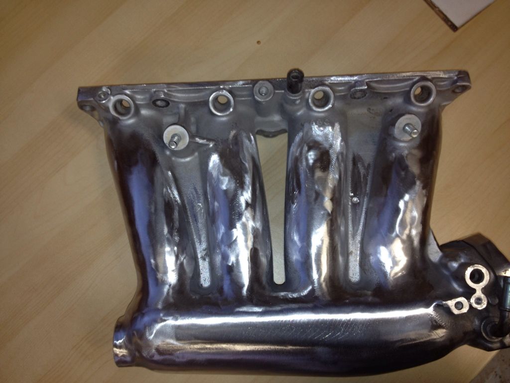 FS RBC intake manifold, bored to 70mm, cut for non rbc head, and