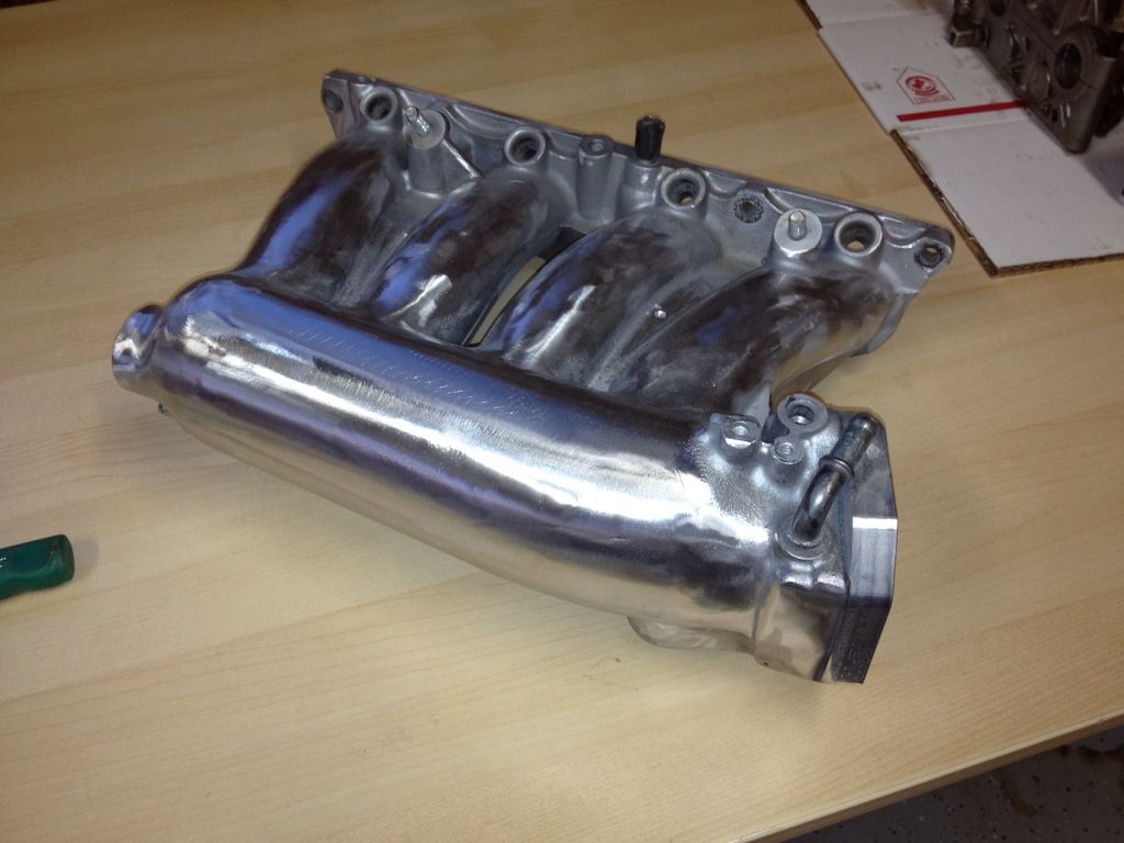 FS RBC intake manifold, bored to 70mm, cut for non rbc head, and
