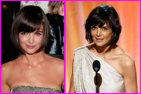 katie holmes new haircut