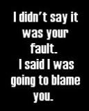 blame