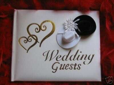 Double Heart Wedding Theme on Western Theme Heart Wedding Cowboy Hat Guest Book   Ebay