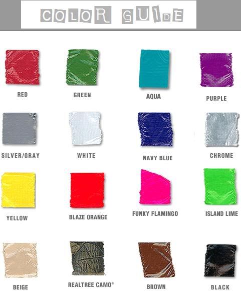 Duct Tape Color Chart