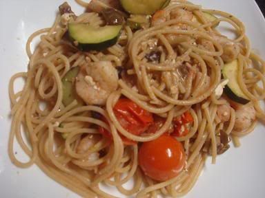 greco shrimp linguini