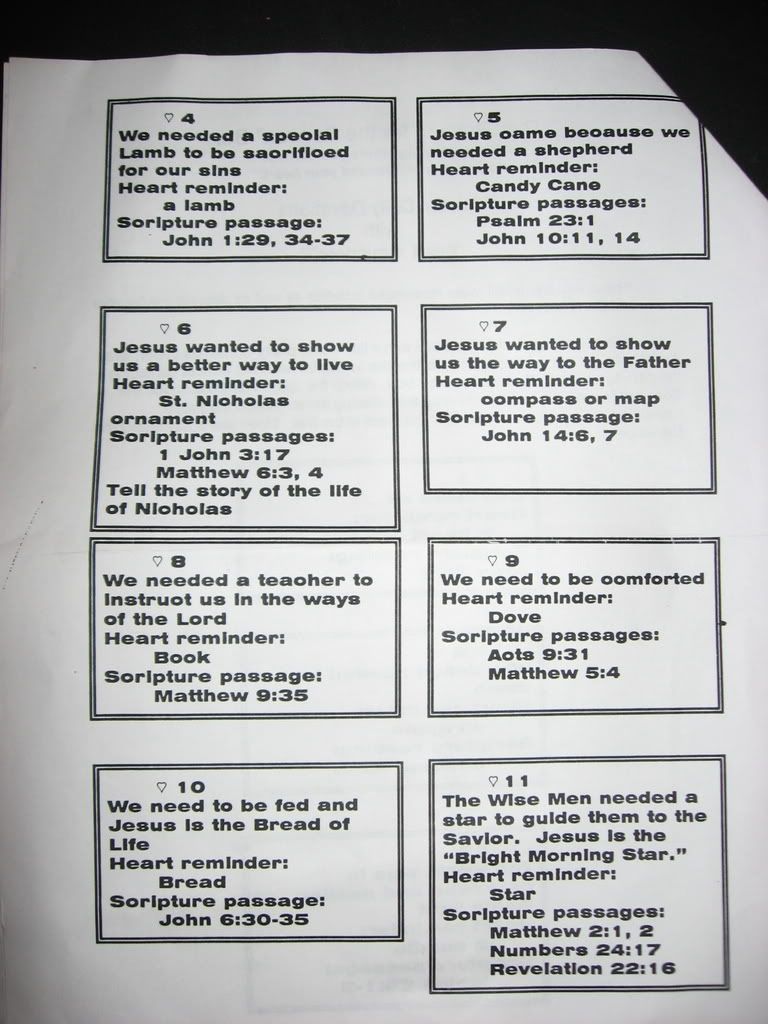 example of Scripture cards