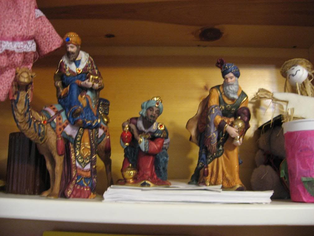 Wise Men at the Royal Manor (in my daughter's room)