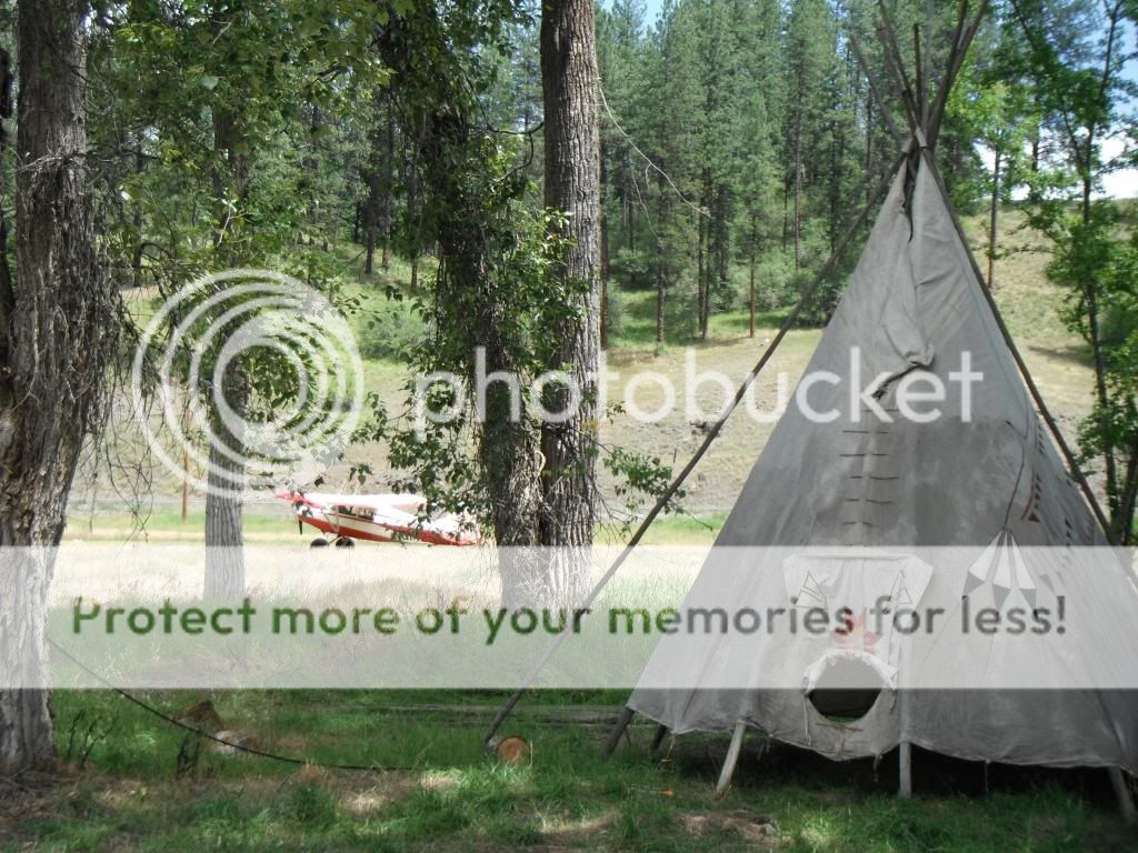 New Terminal/Pilot Lounge (Teepee) @ Clear Creek - Backcountry Pilot