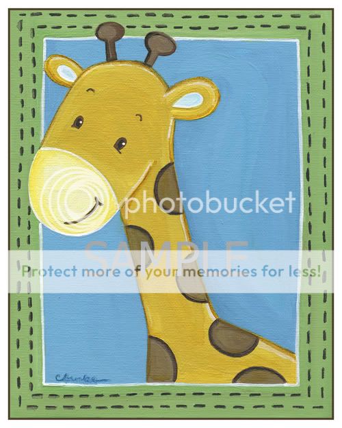 Jungle Tales. Animal Nursery/kids Art. Set 3 prints  