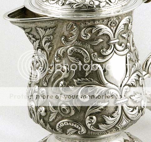 Francis Cooper Sterling Silver Tankard Pitcher c1840 RARE 41oz  