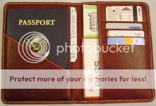  Rogue Passport Holder shows the many options for holding your travel 