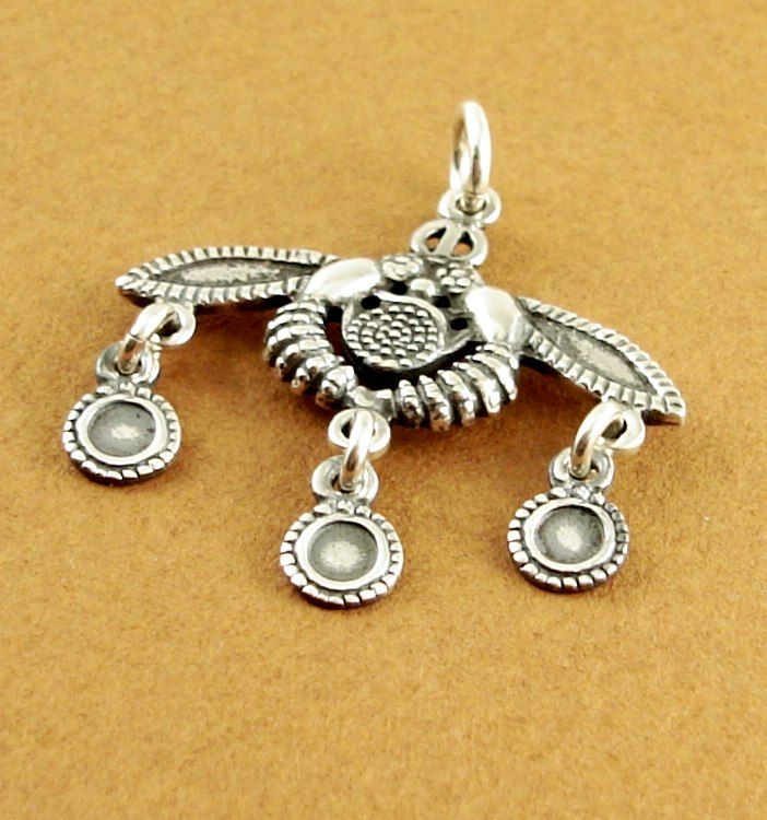 mallia bees, ancient greek symbols, minoan civilization, ancient Greece, sterling silver pendant