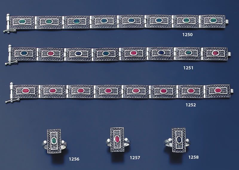 hellenistic silver bracelets, emerald gemstones, sapphire, ruby, sterling silver rings , fine greek jewellery