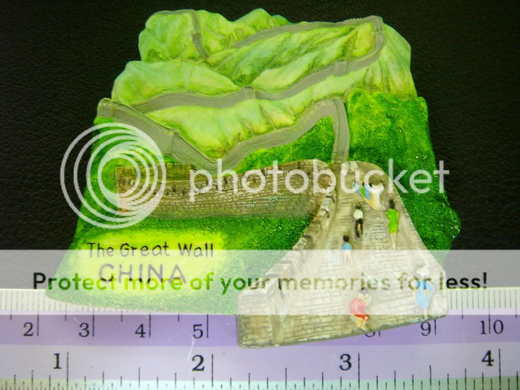 Wonders of the World The Great Wall China 3D Magnet  