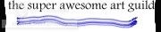 The super awesome art guild banner